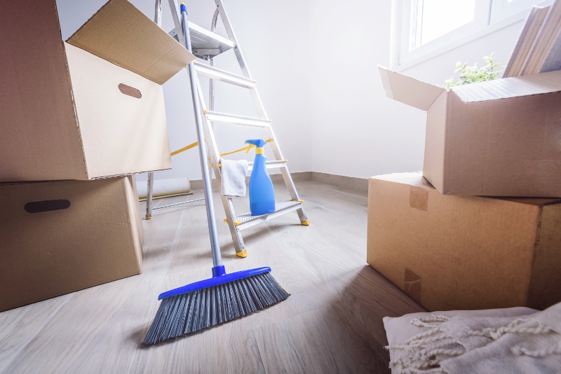 Schoonmaken na verhuizing